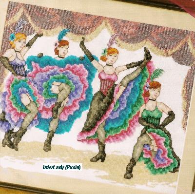 Cancan Dancers. Cancan Dancers