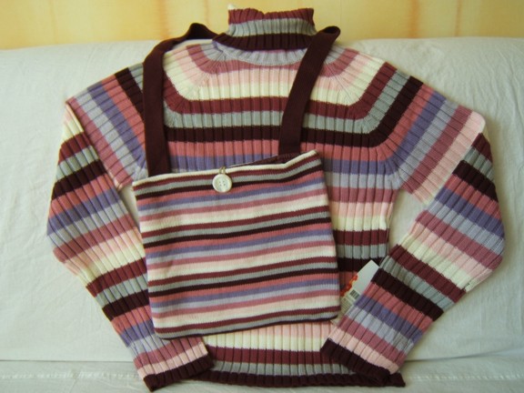 Свитер Анжелика с сумкой, арт.3468. Одежда для девочек