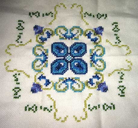 минимандала. вышиваю сейчас