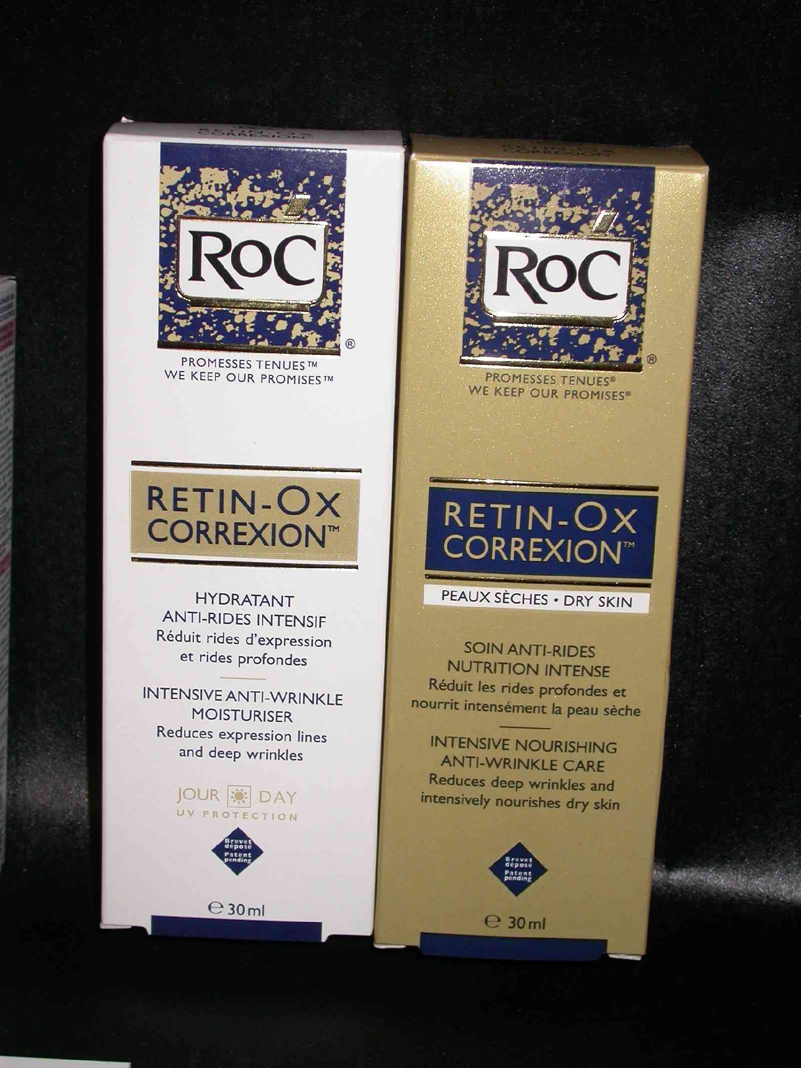 Разглаживающий дневной для нормальной и комбинированной кожи (слева) и дневной+ночной для сухой кожи (справа) (продажа 850, обмен 1100). Косметика R*o*C