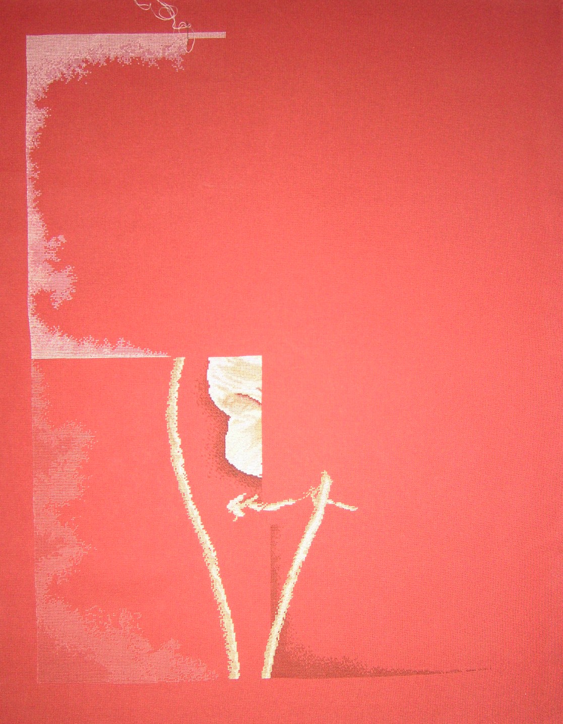 По состоянию на сегодня.... Lanarte 35853 - White flowers in contrast with red