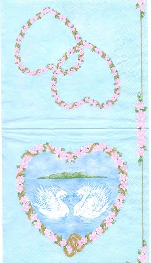 сердечки. Клинские салфетки