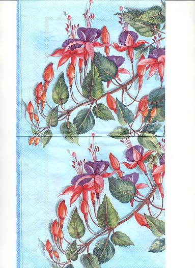 фуксия. салфетки