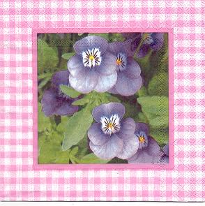 анютки. салфетки