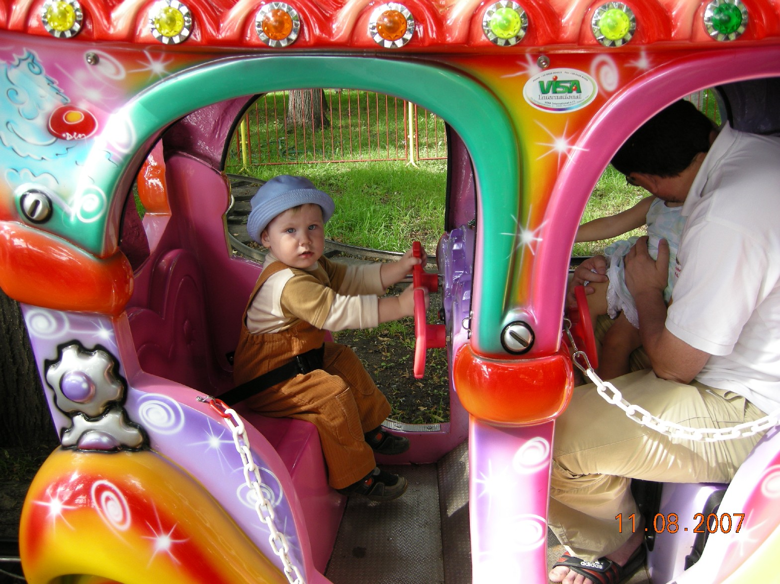 Веселый паровозик. Степе 3 года