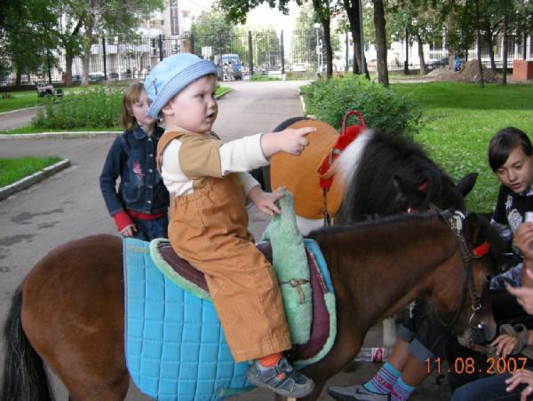 Вези меня ТУДА!!!. Степе 3 года