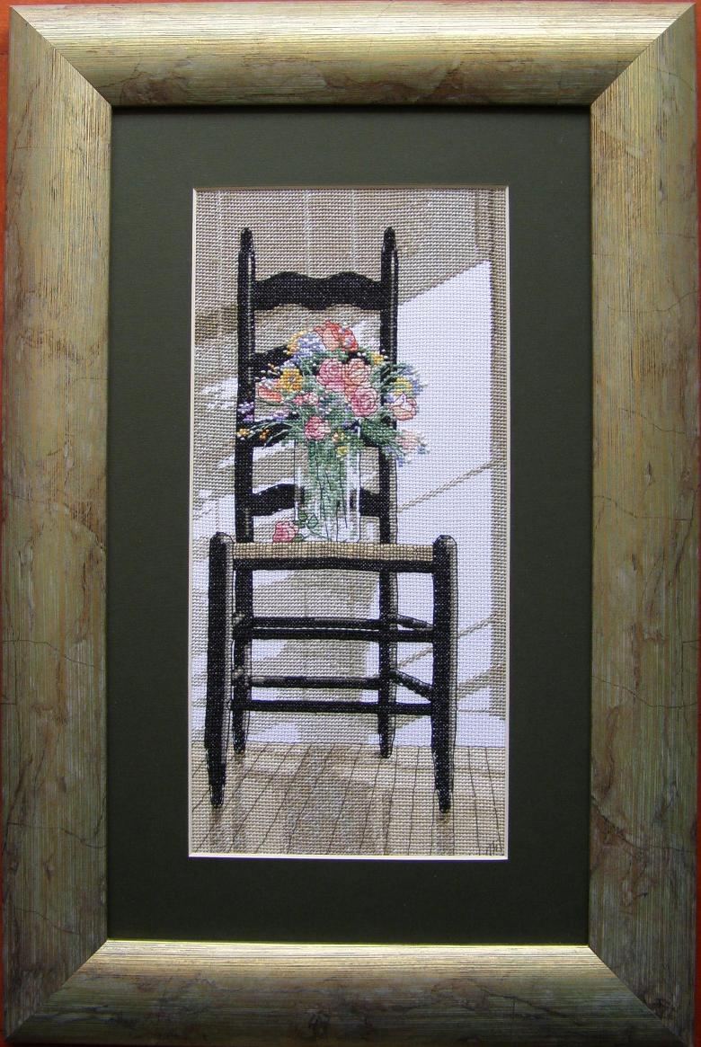  Chair with Flowers. Мои работы