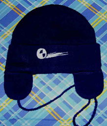 Шапка синяя,р.47-48.. шапки,перчатки  детские