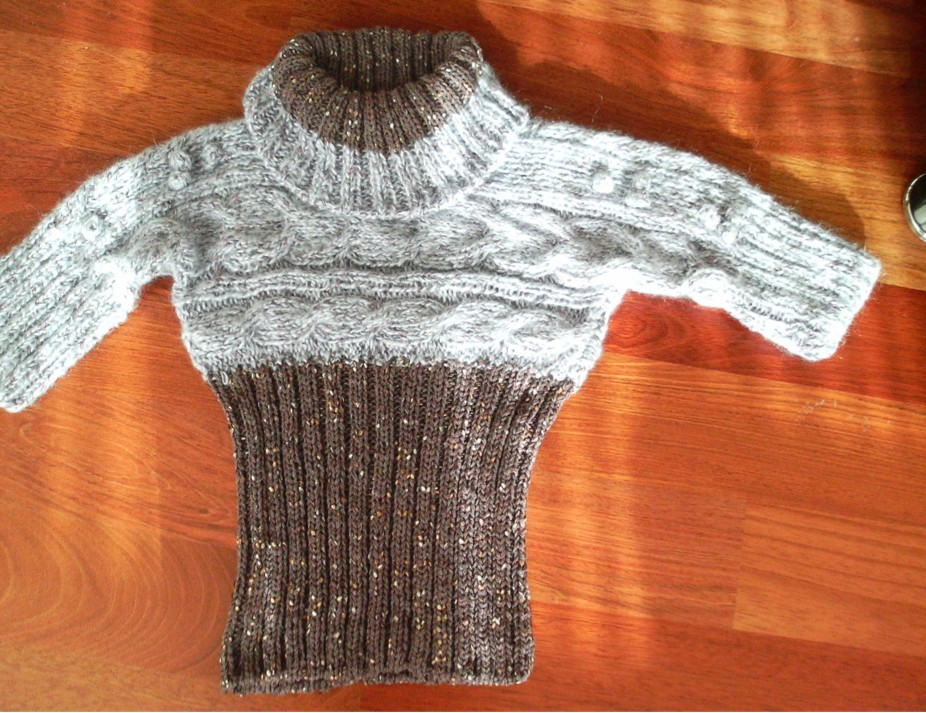 Кофточка по мотивам. 