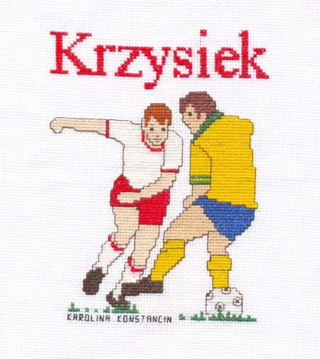 Pilkarze. 1.2 kwadraciki na poduszki