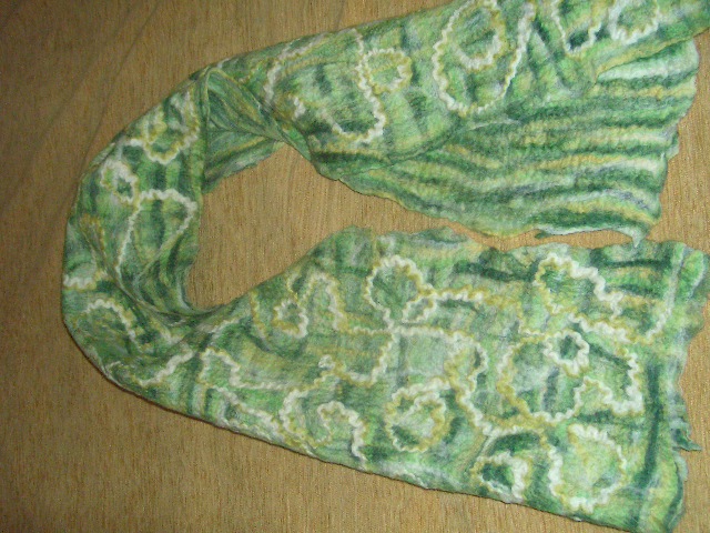 Шарф Изумрудная зелень. Шарфы