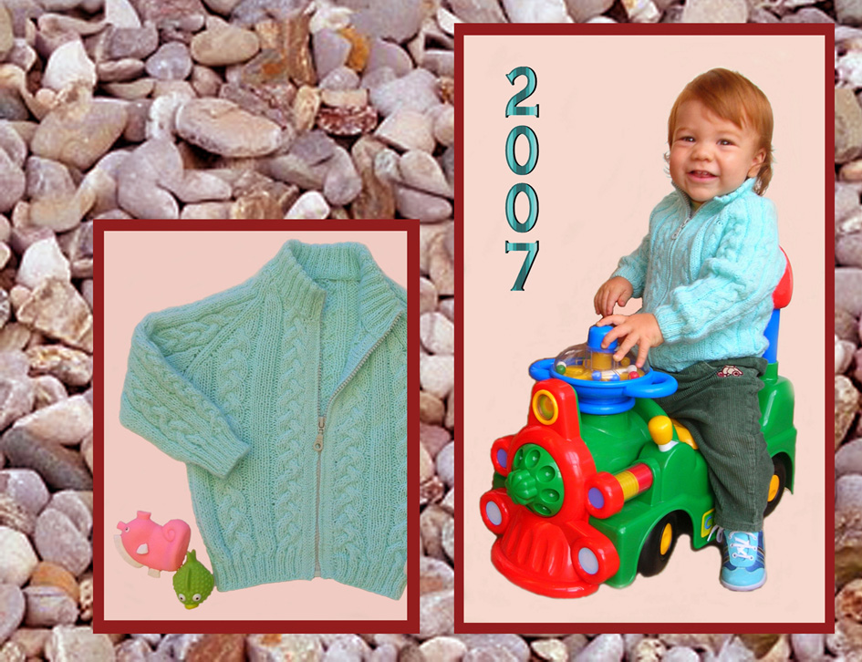 Свитерок для Саши. Мои работы - вязание