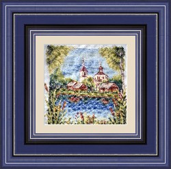 в виртуальной рамочке!. моя вышивка