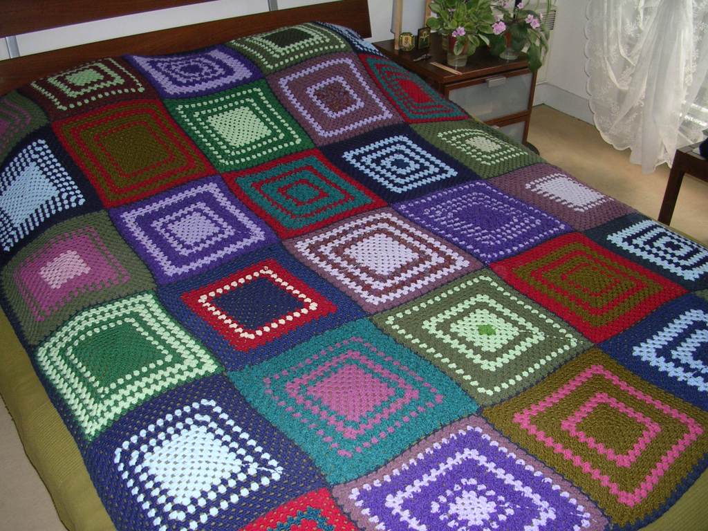 Пока последний из 4-х моих пледов. Мое