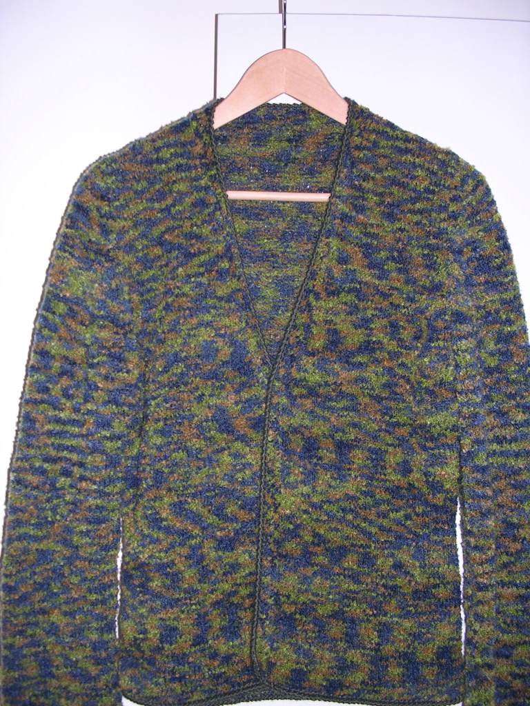 Жакет спицы+крючок. Мое