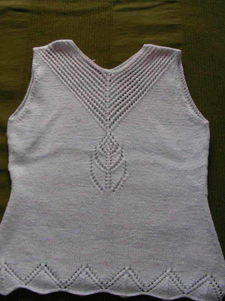 Топик из хлопка. Пролежал этим летом без дела. Мое