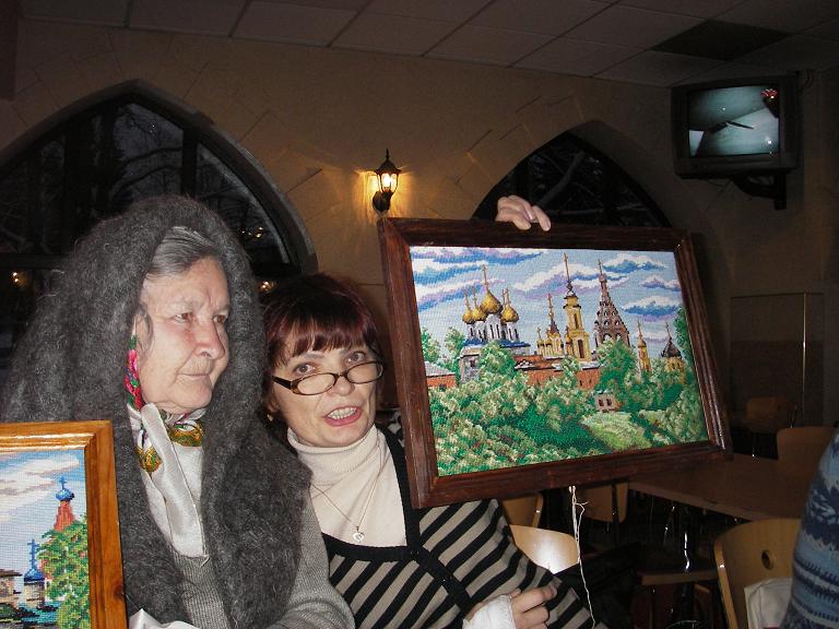 Нина Валентиновна с мамой. Грильмастер 1 декабря 2007 г.