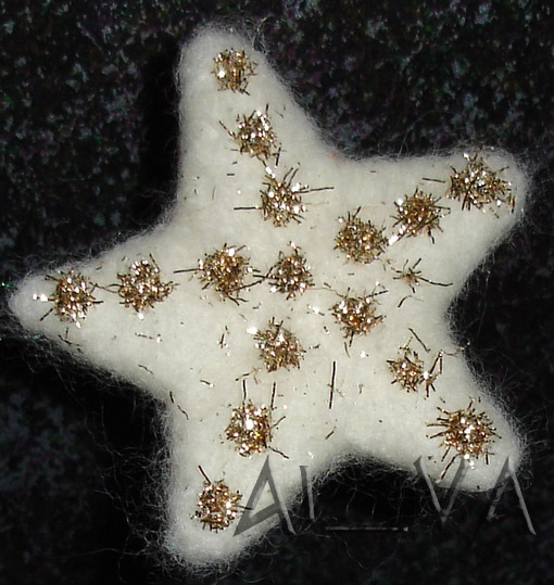 Звёздочка(игрушка на ёлку). 'Валяшки'