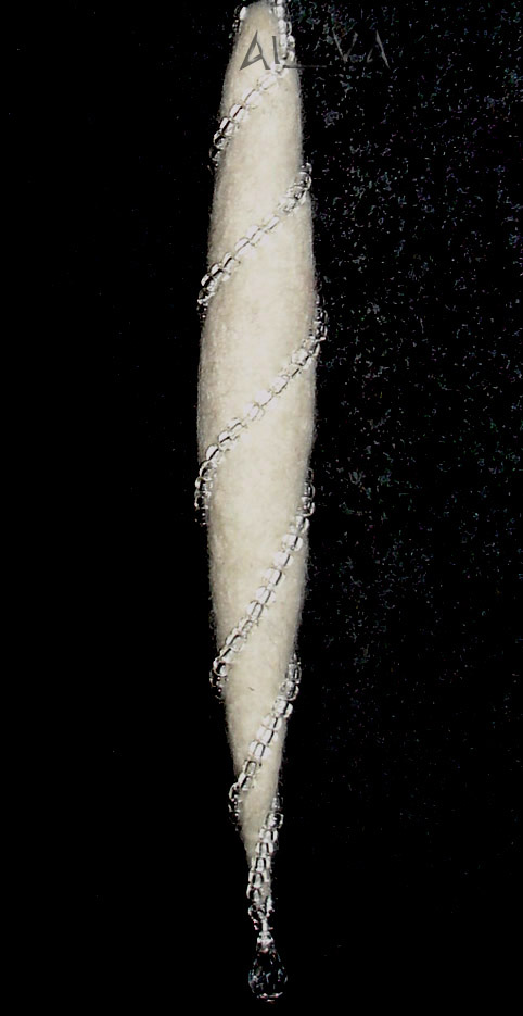 Сосулька(игрушка на ёлку). 'Валяшки'