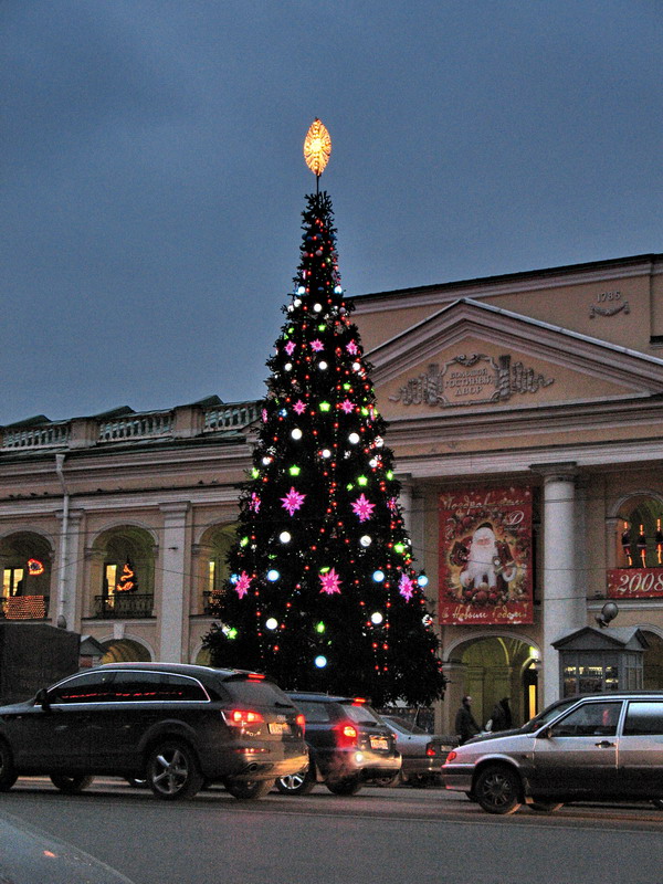 Елка у Гостиного Двора. 