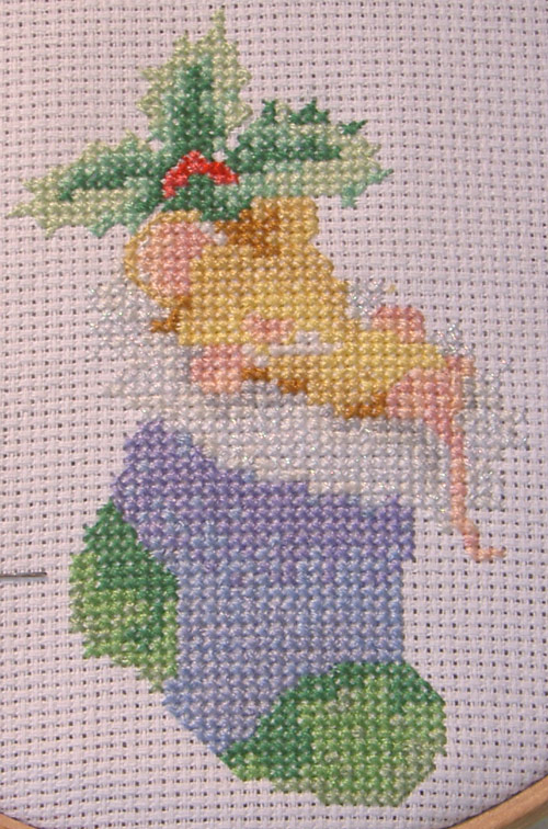 мышонок Марагррет Шерри. Мои вышитые работы