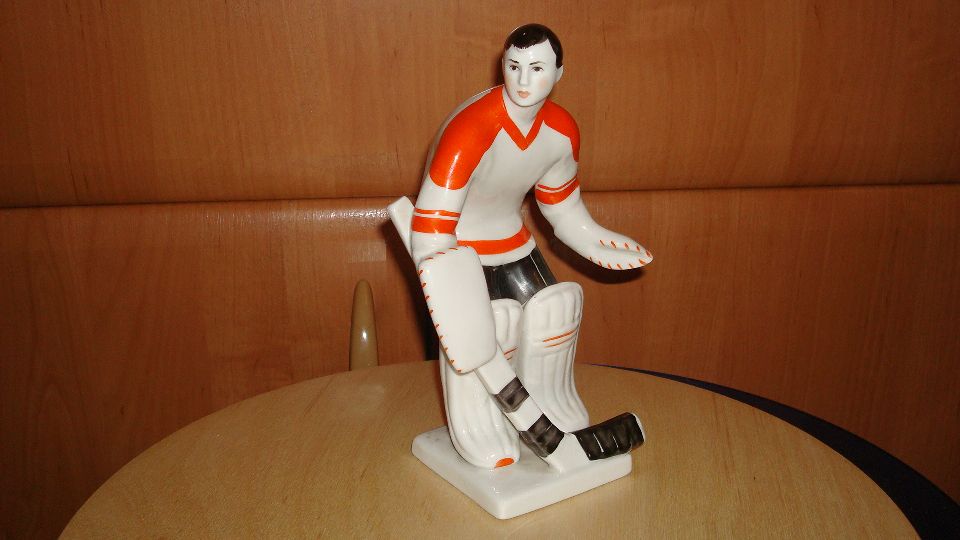 Вратарь Третьяк. ЛФЗ.. Статуэтки