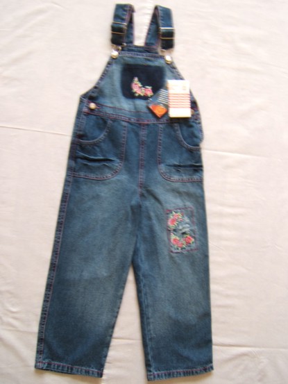 Джинсовый комбенизон Астра арт. 65013. Джинсовая одежда д. девочек