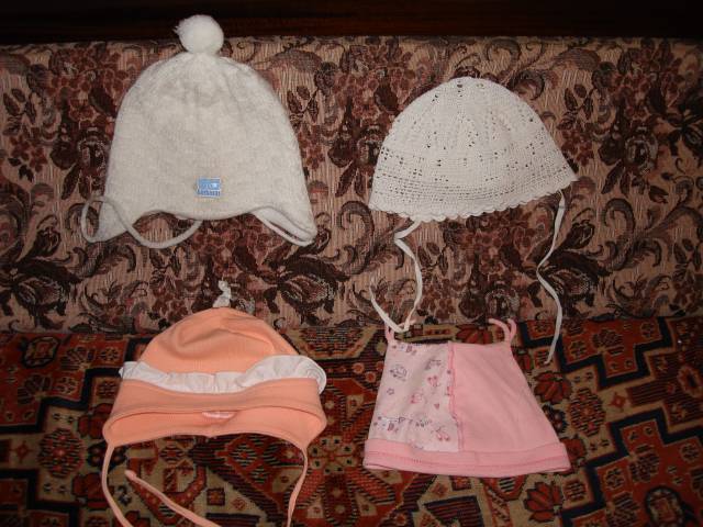 42-46см. Детские шапки