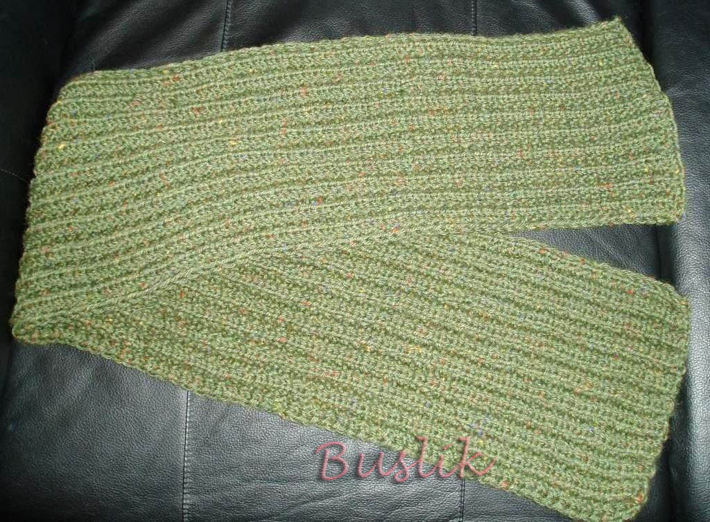 шарф для мужа. кое-что для себя