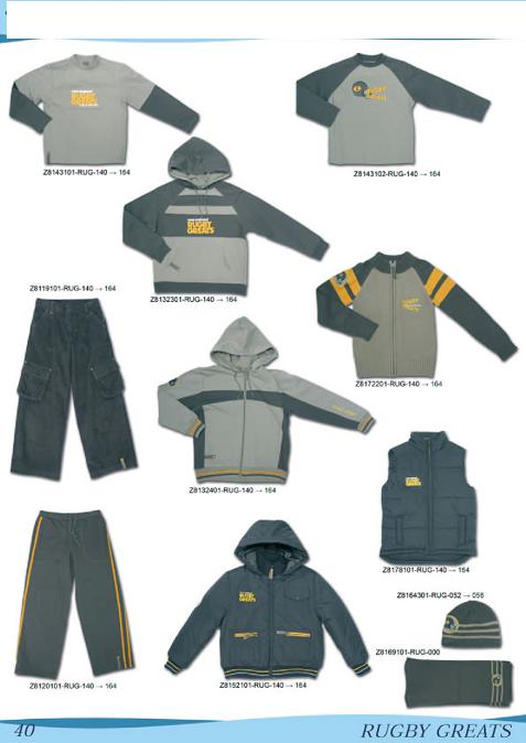 40. Rugby greats. Каталог зима 07-08
