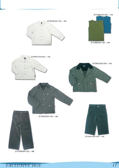 17. EXCLUSIVE BOY. Каталог зима 07-08