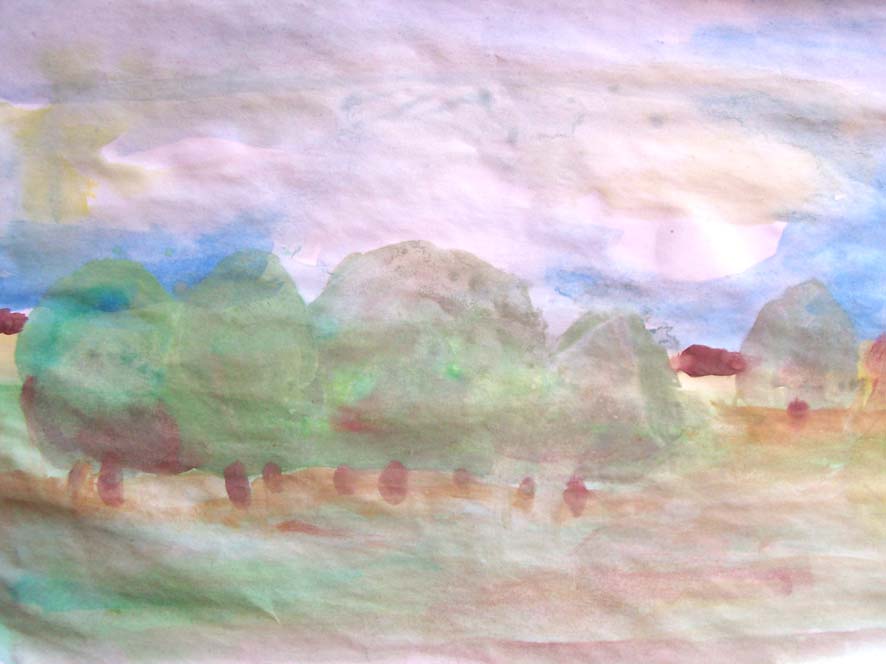 пейзаж (акварель). РИСУНКИ