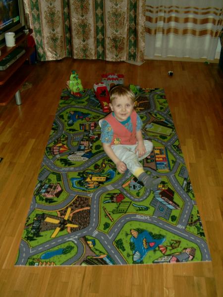 новый коврик. 