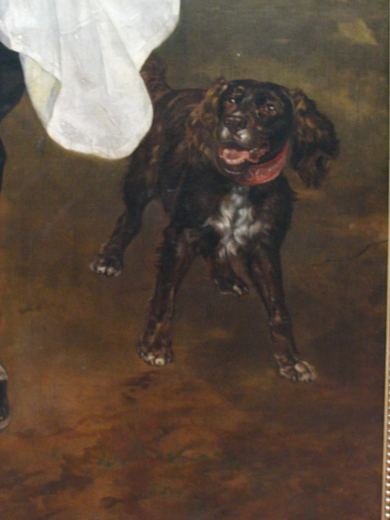 Фрагмент, собака. Поход в Третьяковку