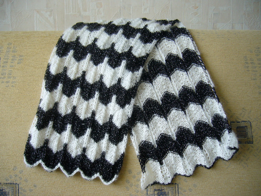 шарф. вязание