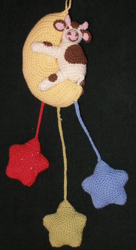 Мобиль Корова на луне'. Игрушки