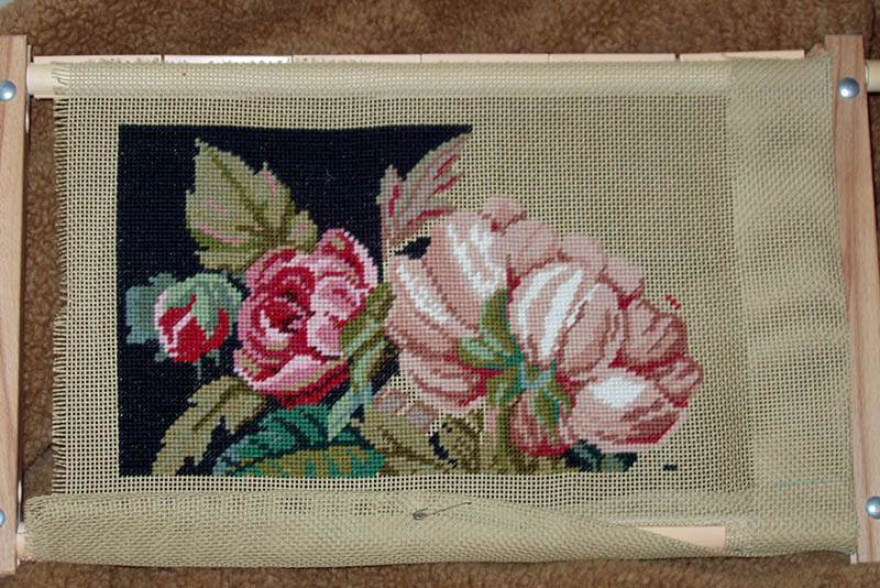 Процесс 1. 15 - Подушка Blooming Roses от Ehrman