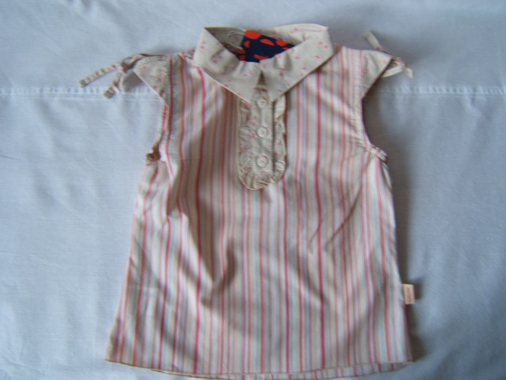 Блузка Бежевый Силуэт, атр.40447. ЛЕТО - Польша