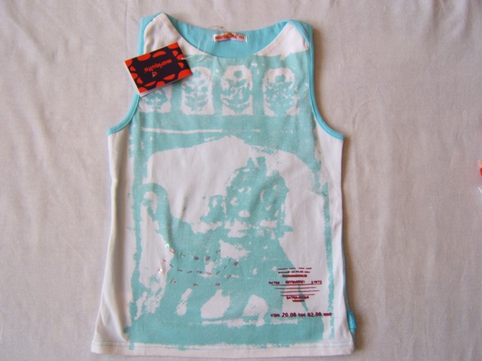 Футболка Голубой Силуэт, арт.40482. ЛЕТО - Польша