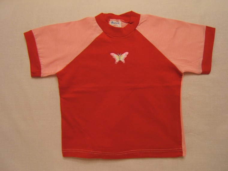 Футболка Бабочка, арт 1562. Лето для девочек