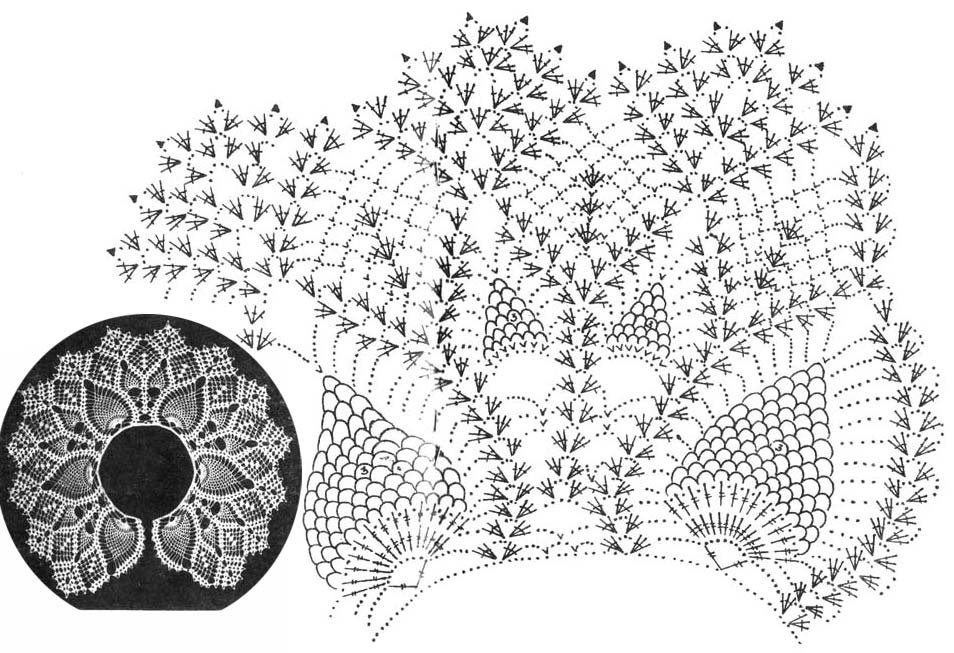 Воротник Крючком Схема И Описание На Платье фото 2