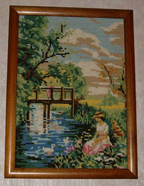 Девушка у ручья. Мои работы