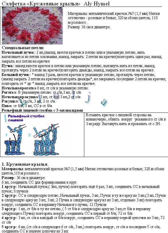 Салфетка бабочки1. Бабочки A.Himel