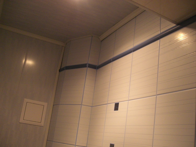 стены - верх. Туалет