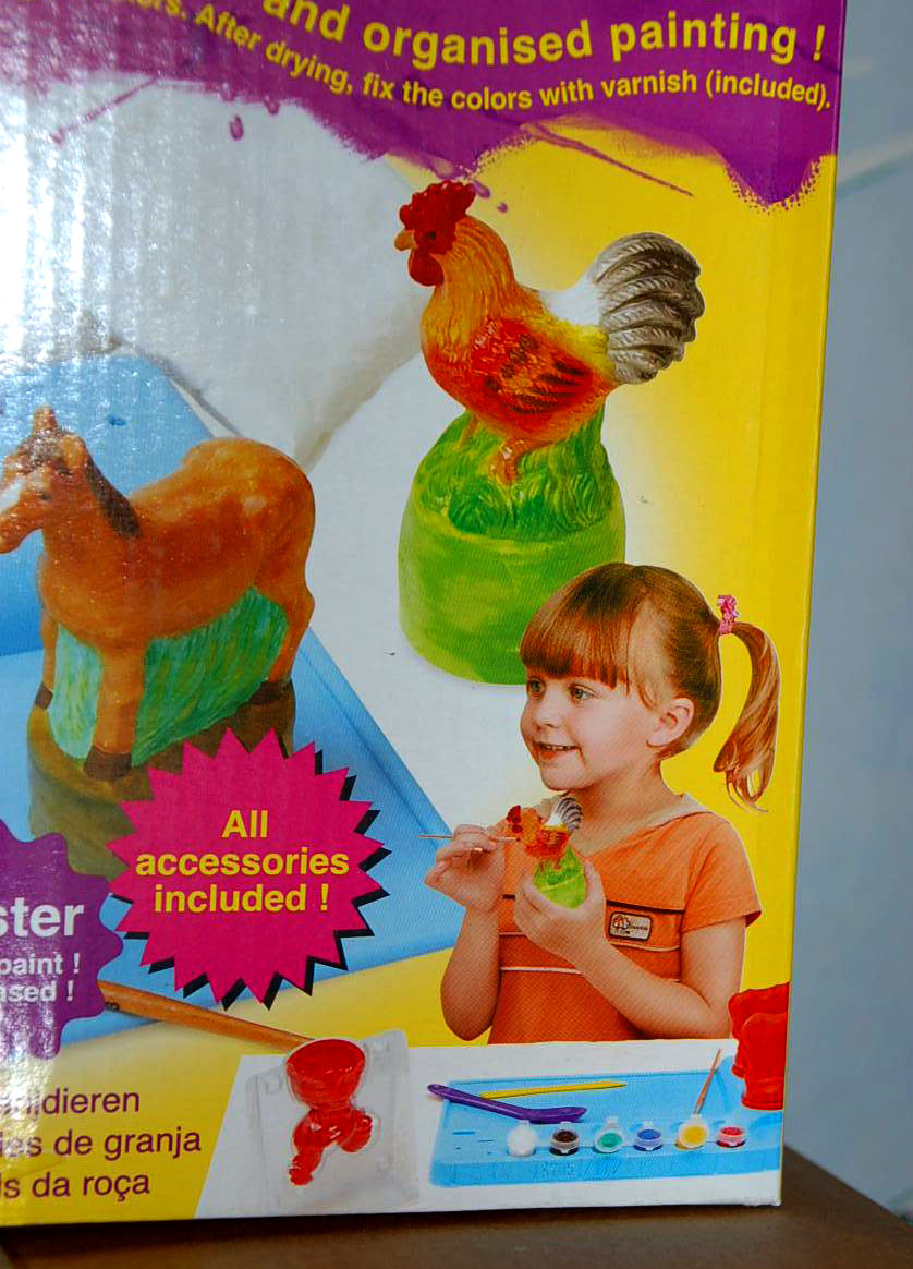 Play 8710	Набор с гипсом 'Ферма'	320,00. playgo