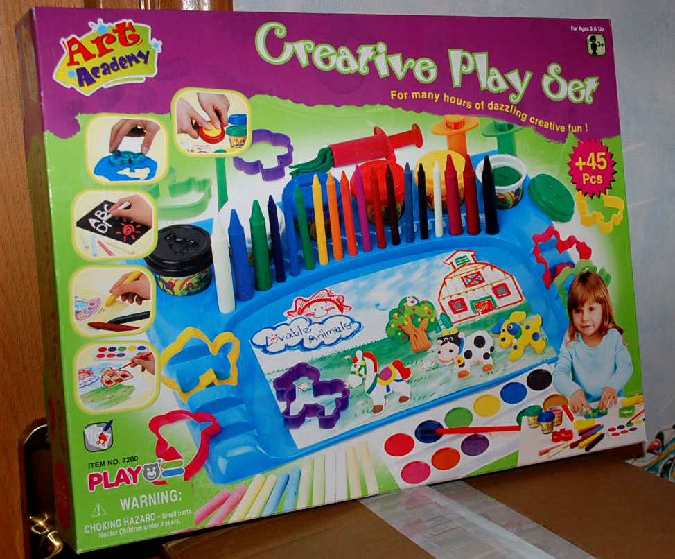 Play 7200	Набор  для лепки и рисования	347,00. playgo