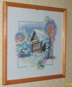 Зимний домик. Мои работы