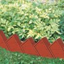 Бордюр 'Кирпич' 13х300см терракот /Р/. бордюр