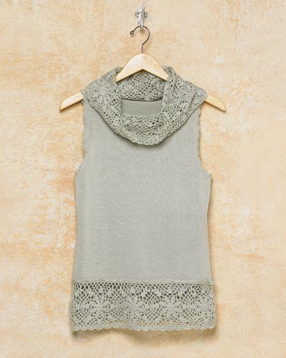 Модели с комбинированием ткани с вязанием