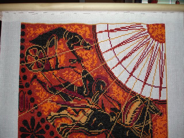 Риолис подушка 'Греческие мотивы'  (готово)